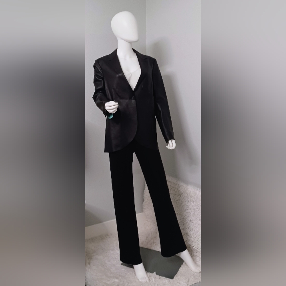 Maison Ullens Leather Blazer